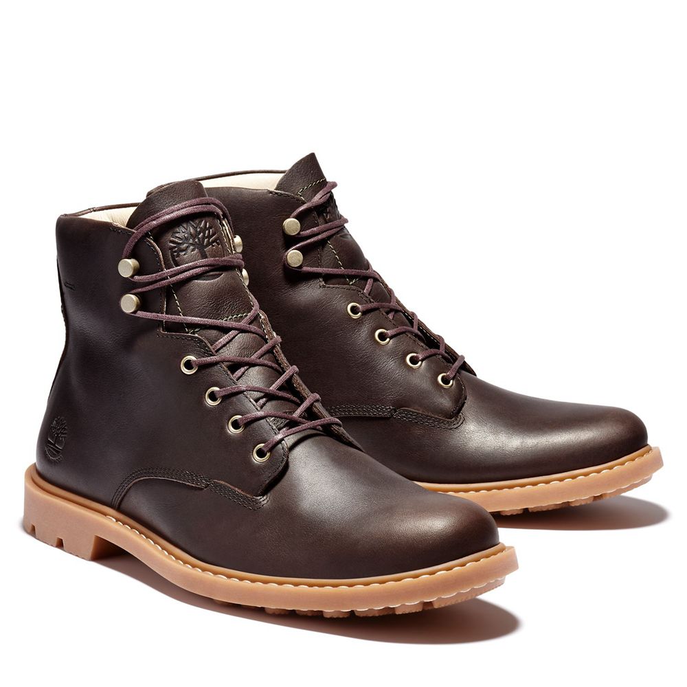 Bototos Timberland Hombre 6-Inch Belanger Ek+ Waterproof Marrones Oscuro - Chile PST-365841